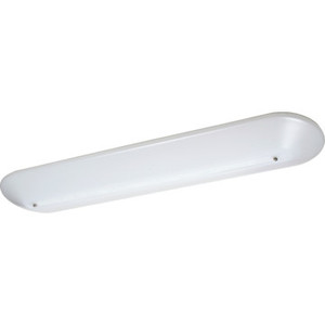 4' Two-Light T8 32 Watt Fluorescent Velegant Fixture, Contoured Le
