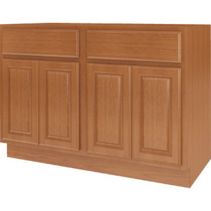 Seasons 48W x 34-1/2H x 24"D Amber Oak Base Cabinet