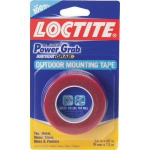 3/4 x 60" Loctite Power Grab Heavy Duty Mounting Tape