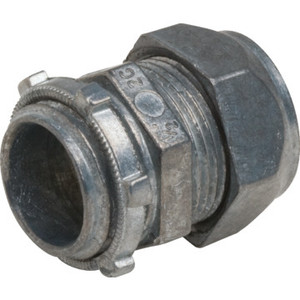 1/2" Compression Connector - Die-Cast - Non-Insulated