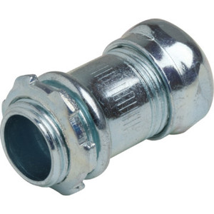 1/2" Compression Connector - Steel - Non-Insulated