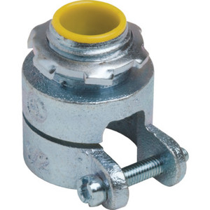 3/4" Straight Steel Squeeze Connector