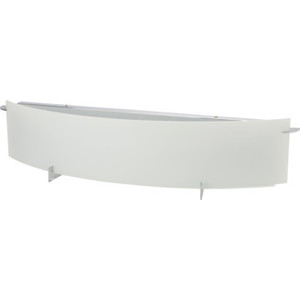2 Light36W Fluorescent Vanity Chrome Opal White 5-1/2H x 25W x 4"D