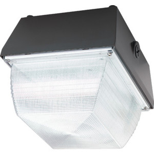 70 Watt High Pressure Sodium Ceiling Fixture 120 Volt Bronze 9" Square