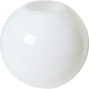White Globe Acrylic 5-1/4" Opening