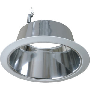 Halo 6" Clear Specular Reflector White Trim