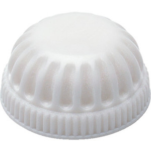 White Fixture Cap 1/8"Plastic Pack of 25