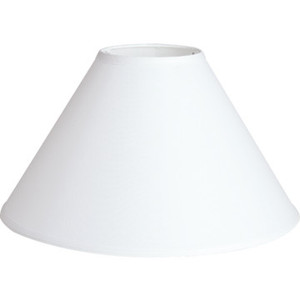Round Hardback Linen Lamp Shade 6 x 16 x 10-1/2" White Pack of 6