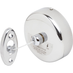 Chrome Clothesline 72" Retractable Nylon