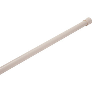 60" Bone Adjustable Cam Lock Tension Shower And Utility Rod