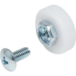 3/4" Flat Shower Door Wheel 2Pk