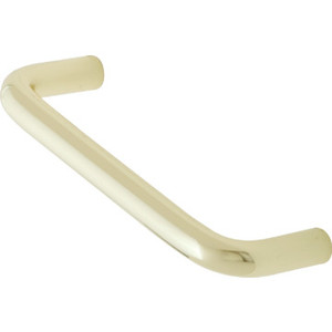3" Die-Cast Zinc Drawer Pull Polished Brass - Wire Reinforced, Package of 5