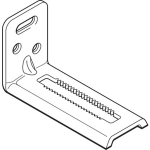 Wardrobe Bi-Fold Door Bracket 3-1/8", Package of 2