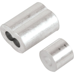 1/8" Aluminum Cable Ferrules Package Of 2