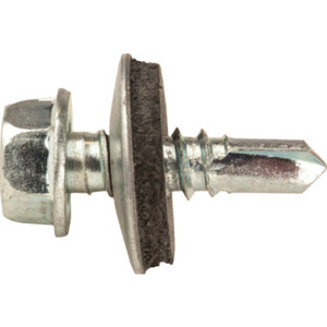 1/4-14 X 1" Hex Washer Head Self-Drilling Screw Package Of 15