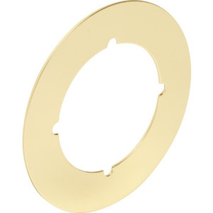 3-1/2" Brass Escutcheon And Cover Plate, Package of 2