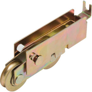 Sliding Glass Door Roller 1-1/8" Diameter Tandem Steel Ball Bearing Wheel Packag