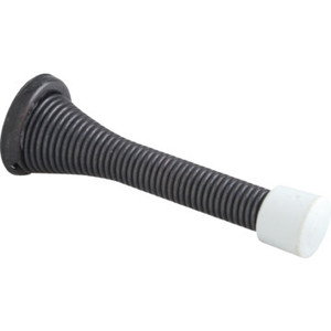 Commercial Flexible Spring Door Stop 3" Bronze, Package of 5