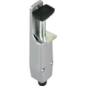 Die-Cast Zinc Step-On Door Holder 7" Painted Aluminum