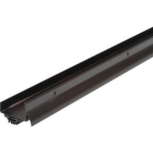 36" Brown Aluminum Drip Cap And Door Shoe