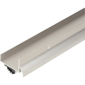 36" Door Bottom U-Shaped Satin Nickel