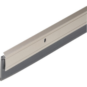 36" Aluminum And Vinyl Door Sweep Satin Nickel