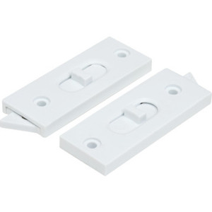 2-1/8" Window Tilt Latch White, Package of 4