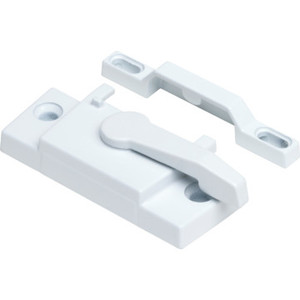 2-5/16" Window Sash Lock White, Package of 2