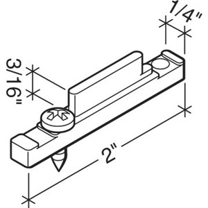 3/8" Spiral Balance Pivot Bar Package of 6