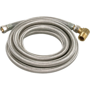 72" SS DISHWASHER SPLY LINE 3/8" X 3/8"