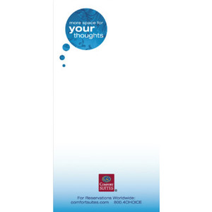Comfort Suites 2-3/4 x 5-1/2" 8 Sheet Memo Pad, Case of 1000