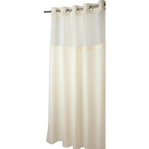 Hookless Illusion Shower Curtain 71 x 74" Beige Case Of 12