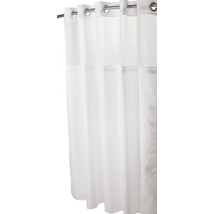 Hookless Illusion Shower Curtain 71 x 74" White Case Of 12