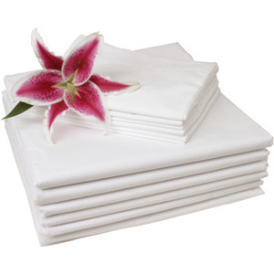 T180 Flat Sheet King 108x110" White Package Of 12