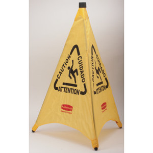 Rubbermaid 30" Pop-Up Safety Cone, Yellow