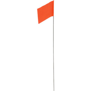 21" Marking Flags - Orange Package Of 100