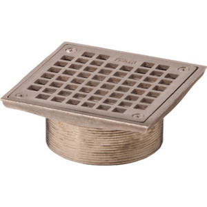 Commercial Floor Drain Assembly Square 5"