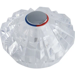 Replacement For Pfister Avante Hot/Cold Handle Clear 1-5/8" Height