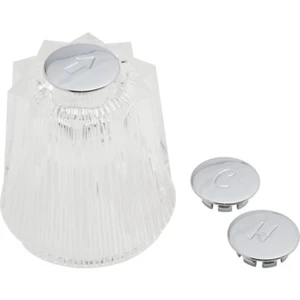 Replacement For Pfister Old Style Windsor Faucet-Shower Handle Clear 2-7/8"