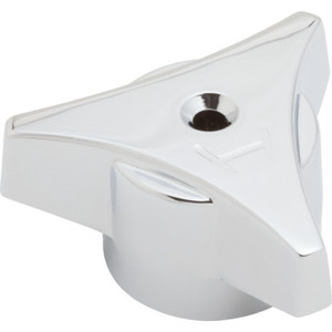 Replacement For Union Brass Hot Shower Handle Chrome Finish 1-1/4" Height