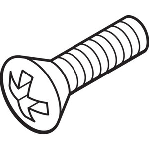 Oval Head Handle Screws 8/32x1/2" 0Pk