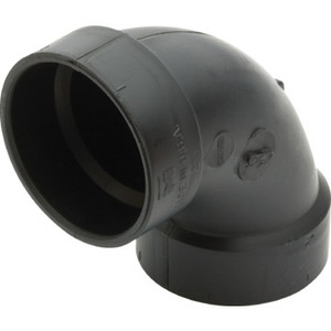 ABS DWV Schedule 40 1/4 Bend Elbow 2"