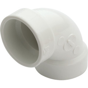 PVC DWV Schedule 40 1/4 Bend Elbow 2"