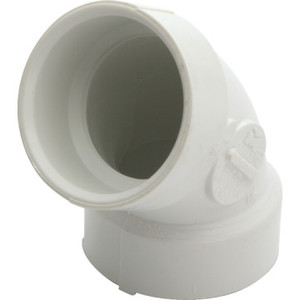 PVC DWV Schedule 40 1/8 Bend Elbow 2"