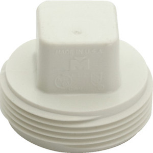 PVC DWV Schedule 40 Cleanout Plug 1-1/2"
