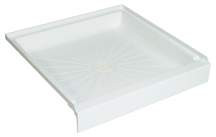 El Mustee Shower Floor 36"X x 36"W Center Drain 4" Threshold