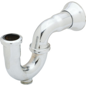 Brass Tubular P-Trap W/ Cleanout 1-1/2" x 1-1/4" And 1-1/2" For Coppr Washington