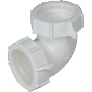 PVC Tubular Coupling 90 Degree 1-1/2" Slip Joint