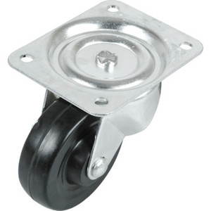 Shepherd 4" Rubber Wheel Swivel Caster