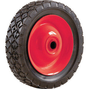 Shepherd 7" Black Rubber Grafoil Bearing Wheel